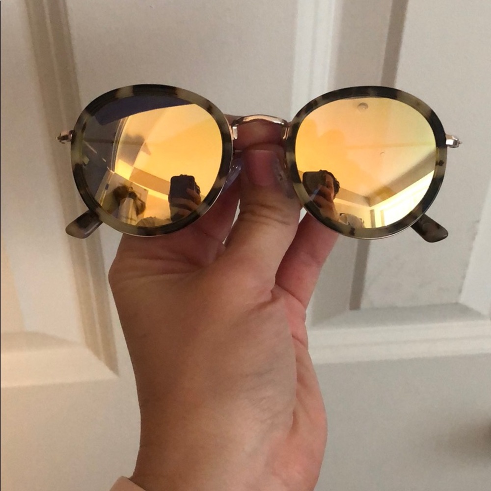 Madewell tortoise reflective sunglasses☀️
